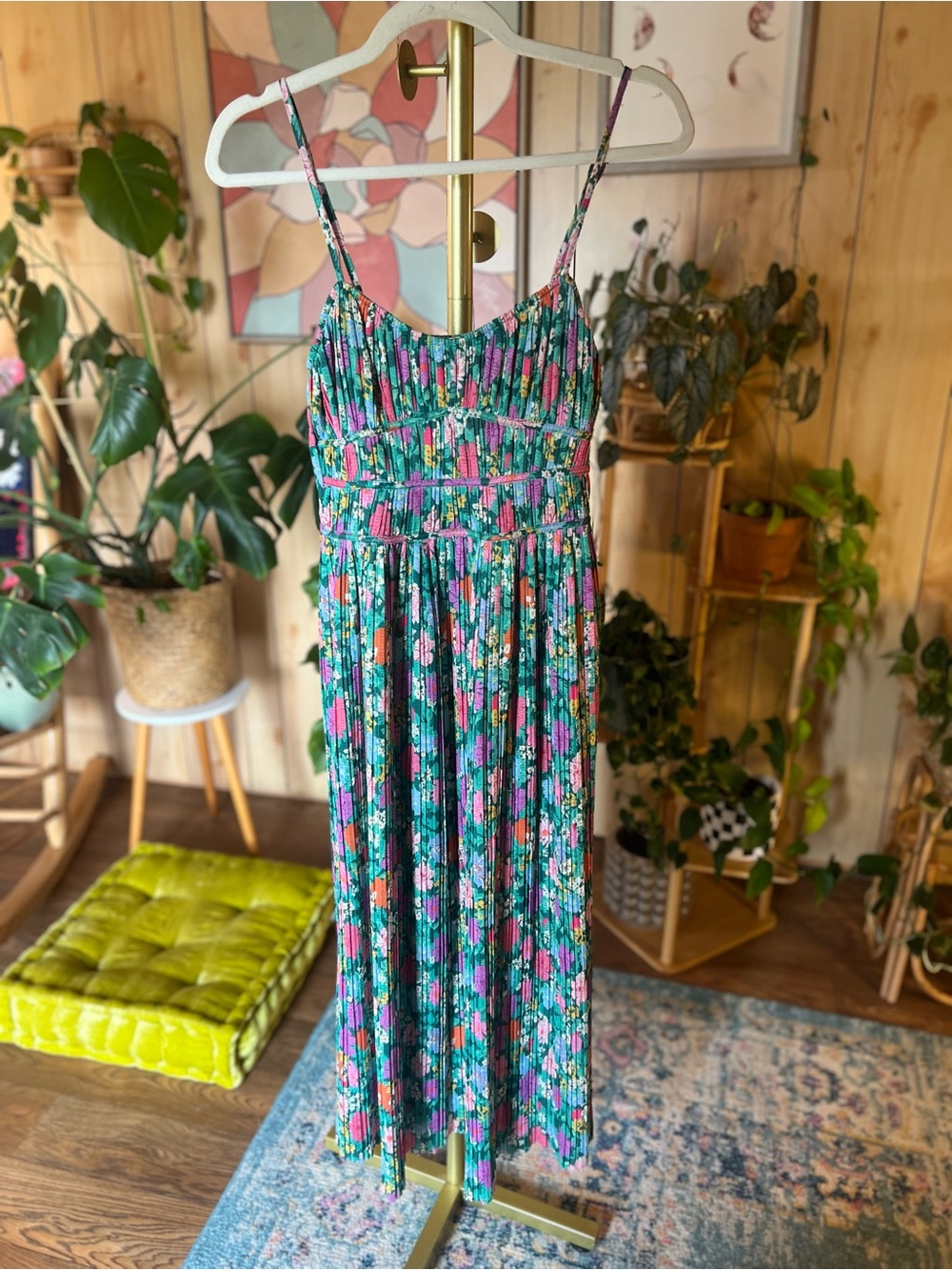 Forever 21 Floral Maxi Strapless Dress